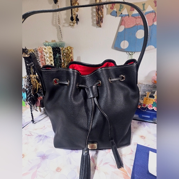 Dooney & Bourke Drawstring Bucket Bag - Picture 1 of 7